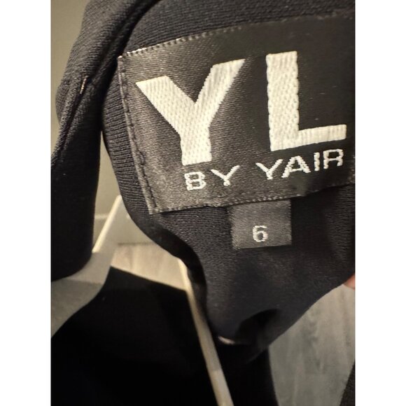 Sleeveless Black YL By Yair Dress With Open Back Detail & Waist Tie Size 6 - Picture 5 of 5